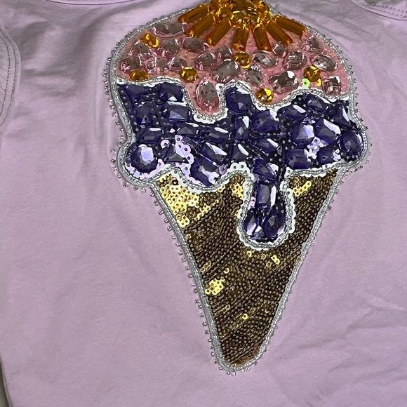 Lola and the Boys Ice Cream Crystal Tank Top - Picture 4 of 6